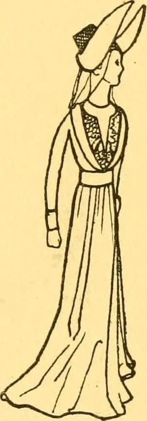 An illustration from English costume, 1906, leaf 201