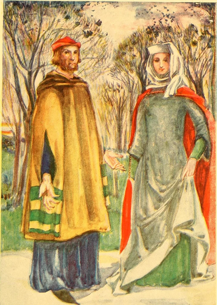 An illustration from English costume, 1906, leaf 33