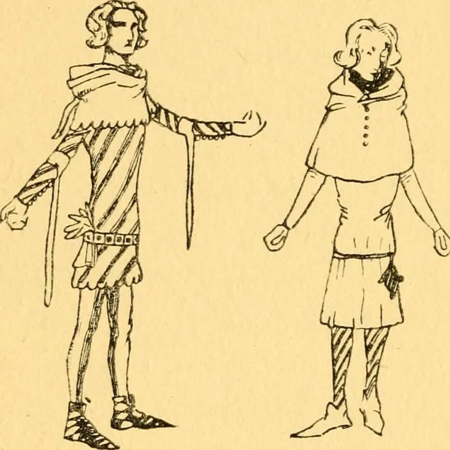 An illustration from English costume, 1906, leaf 54