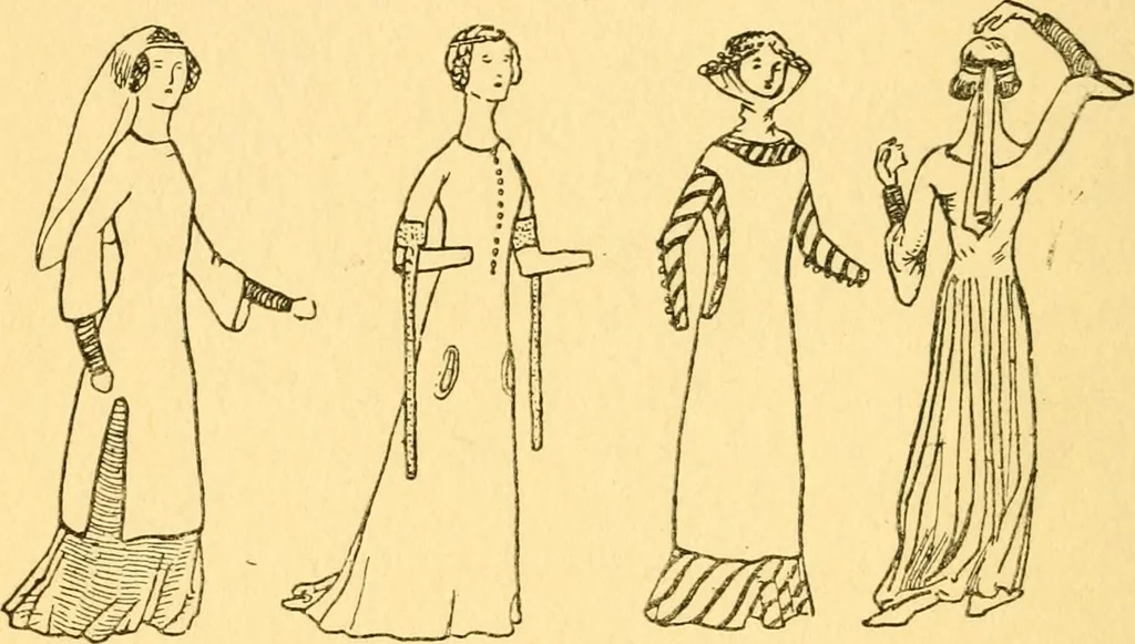 An illustration from English costume, 1906, leaf 72