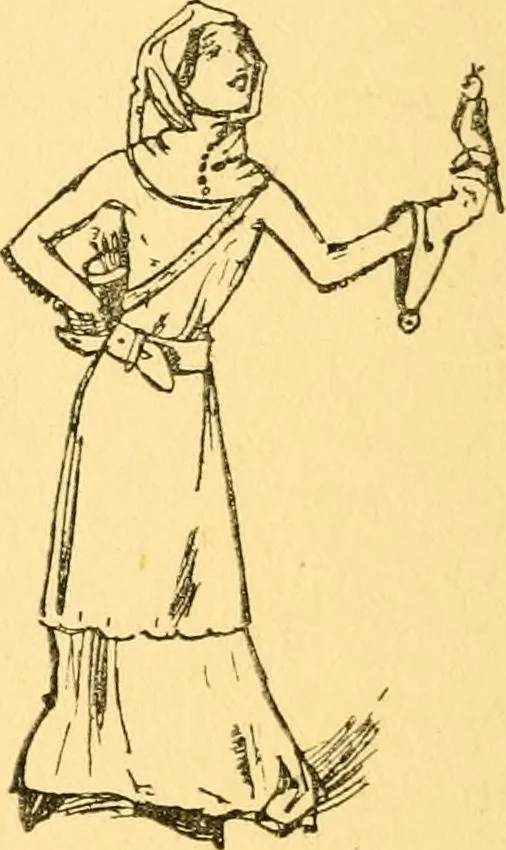 An illustration from English costume, 1906, leaf 92