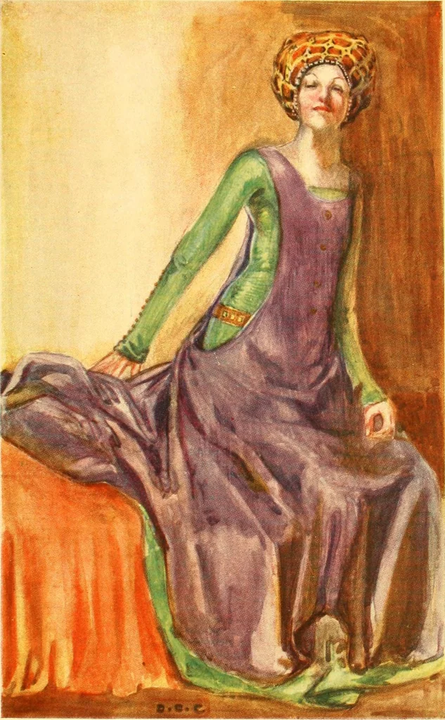 An illustration from English costume, 1906, leaf 97