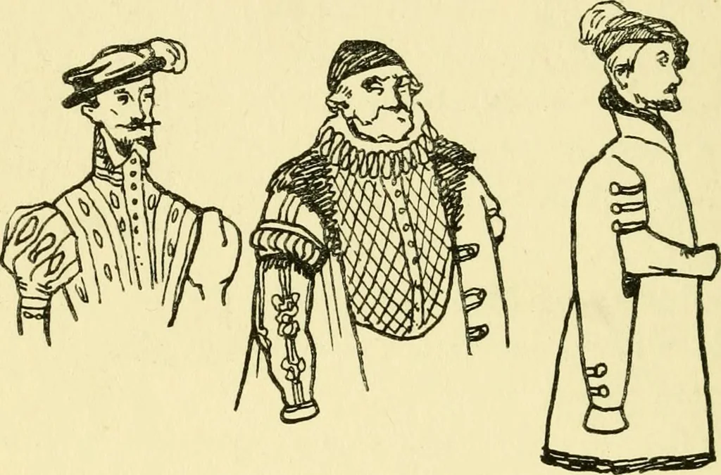 An illustration from English costume, 1906, leaf 108