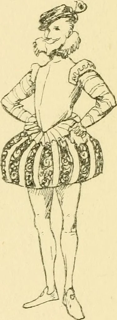 An illustration from English costume, 1906, leaf 115