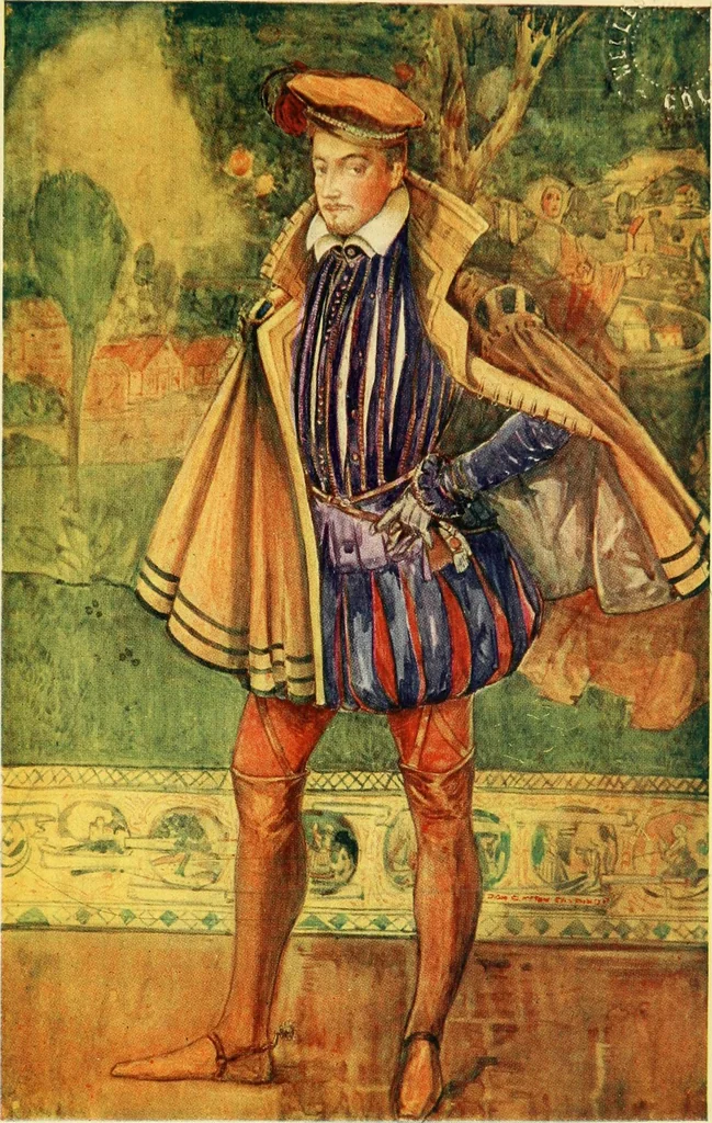 An illustration from English costume, 1906, leaf 125