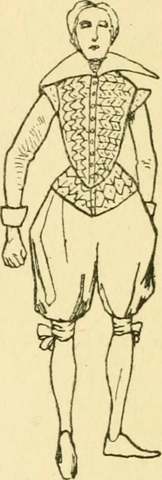 An illustration from English costume, 1906, leaf 127