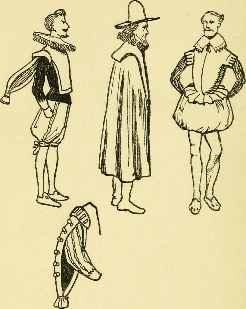 An illustration from English costume, 1906, leaf 130
