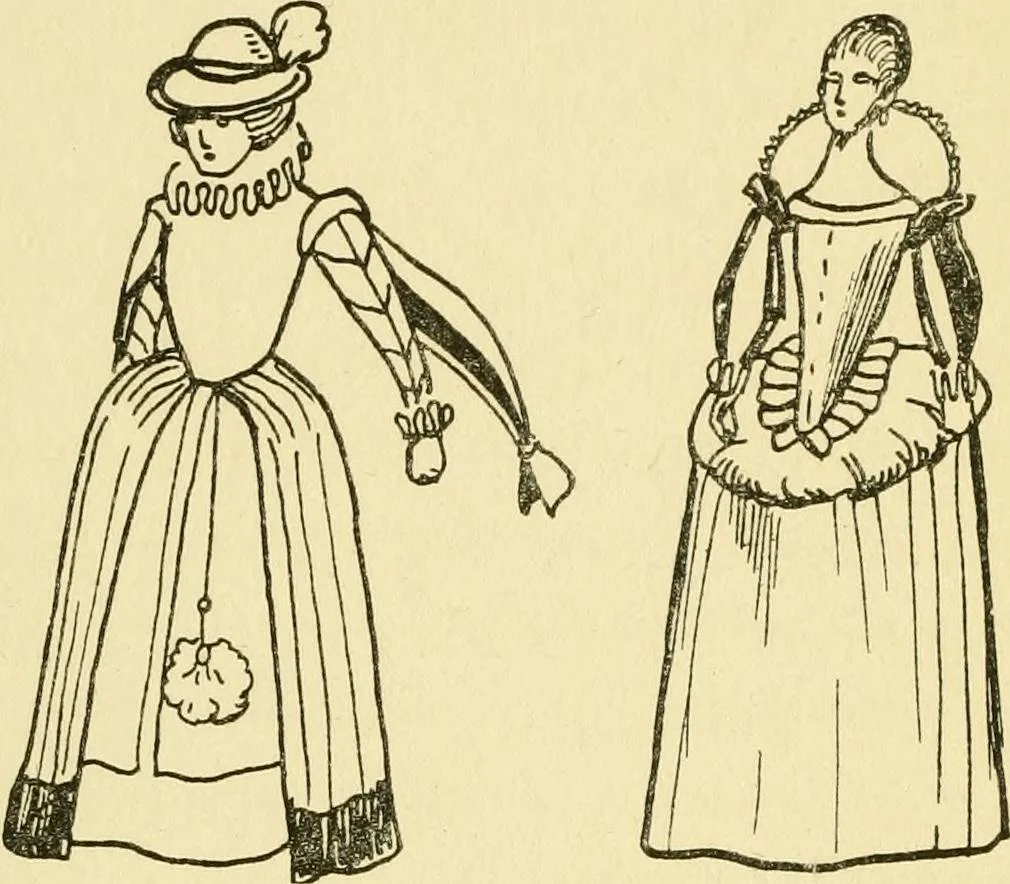 An illustration from English costume, 1906, leaf 141