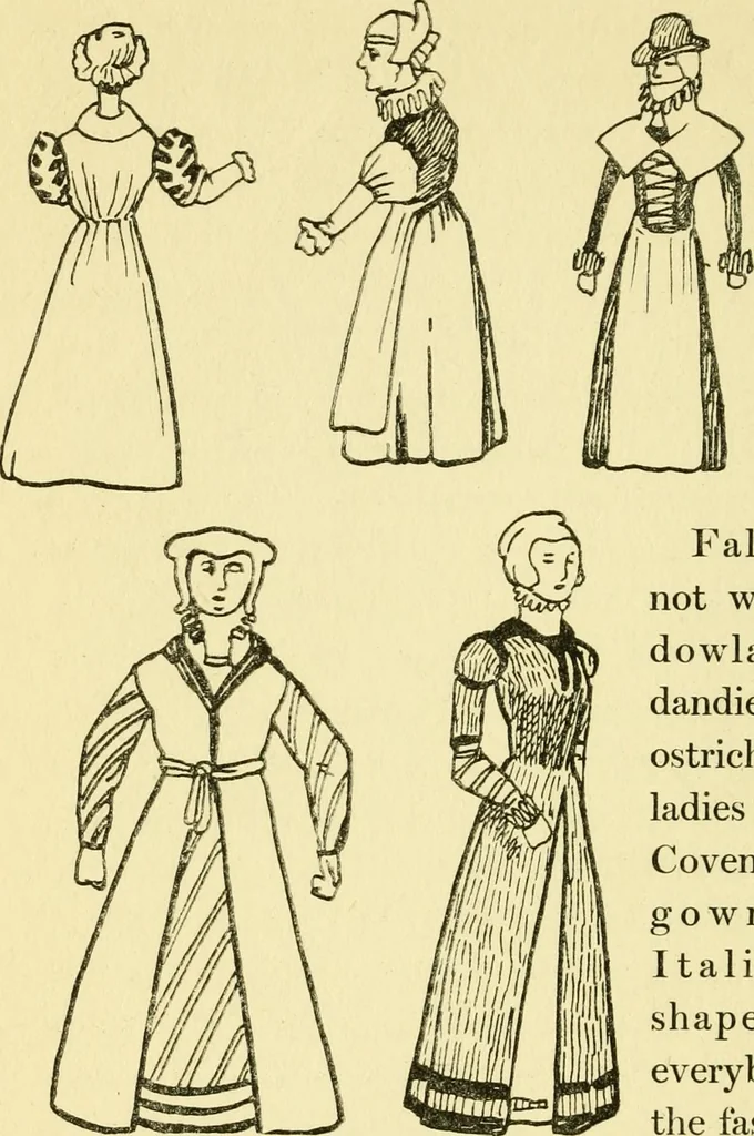 An illustration from English costume, 1906, leaf 144