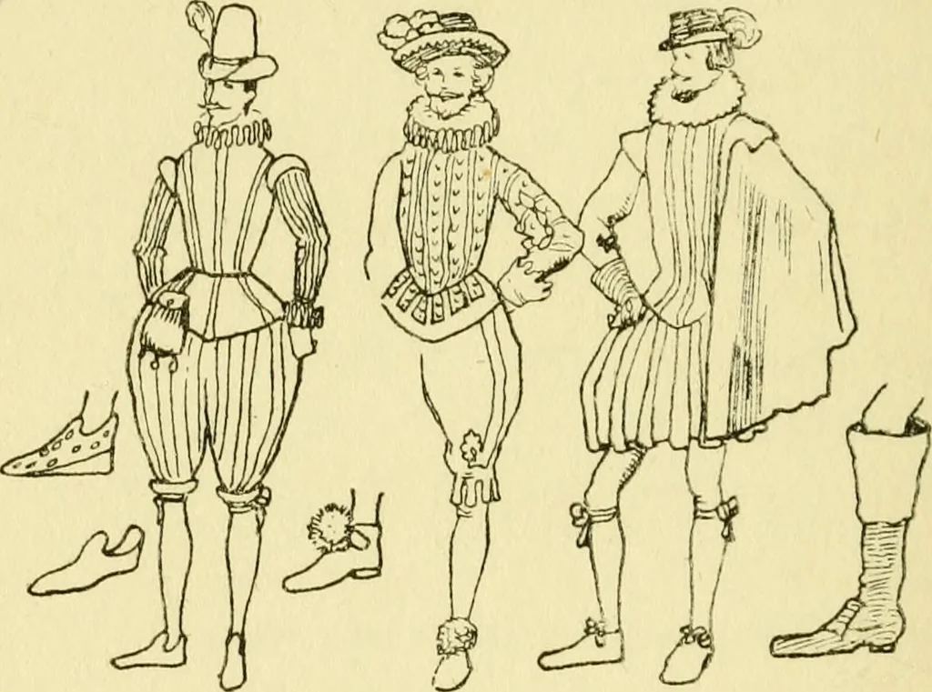 An illustration from English costume, 1906, leaf 166