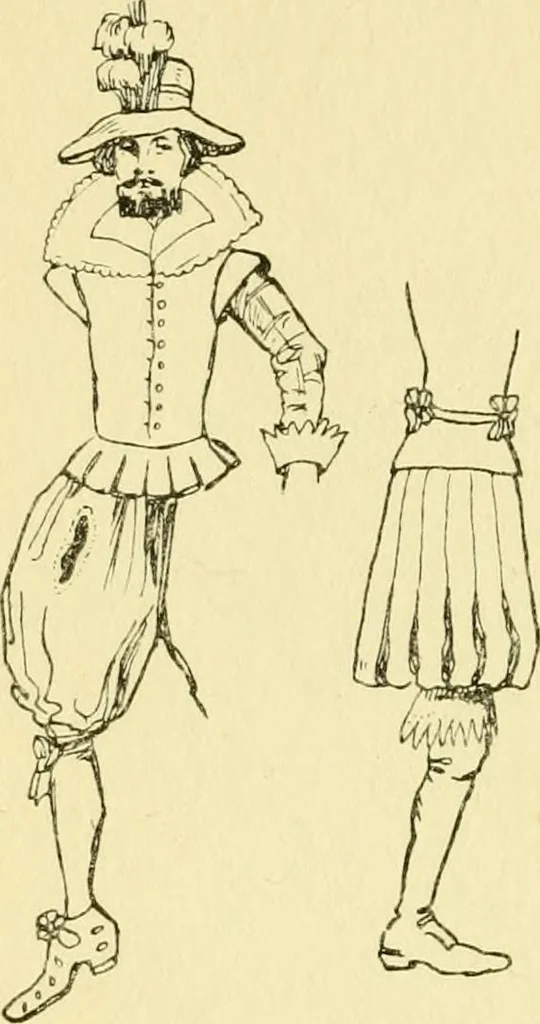 An illustration from English costume, 1906, leaf 168