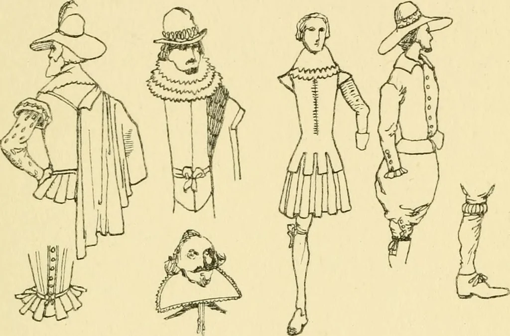 An illustration from English costume, 1906, leaf 173