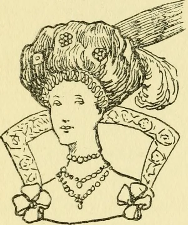 An illustration from English costume, 1906, leaf 176