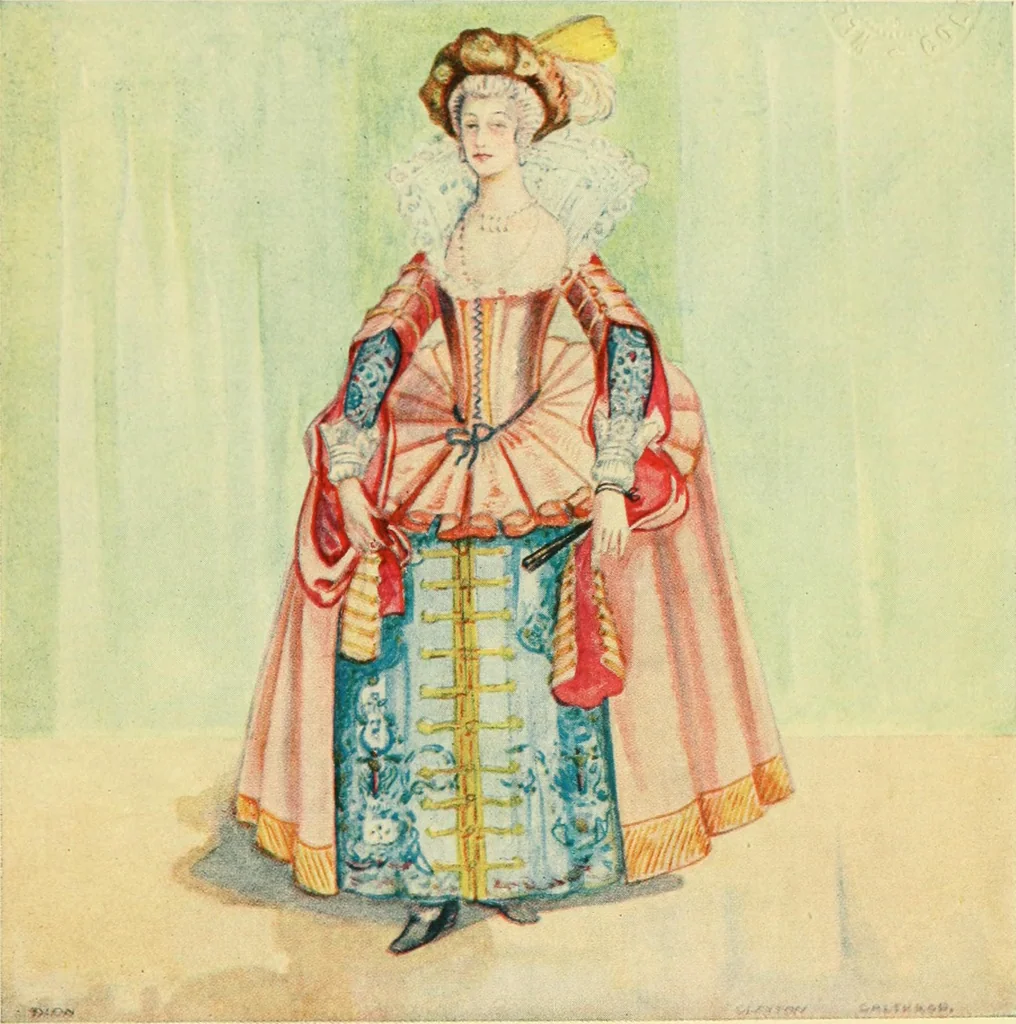An illustration from English costume, 1906, leaf 183