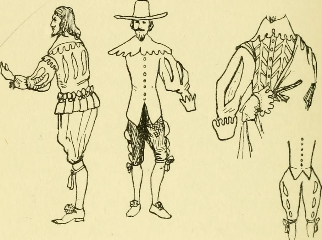 An illustration from English costume, 1906, leaf 190