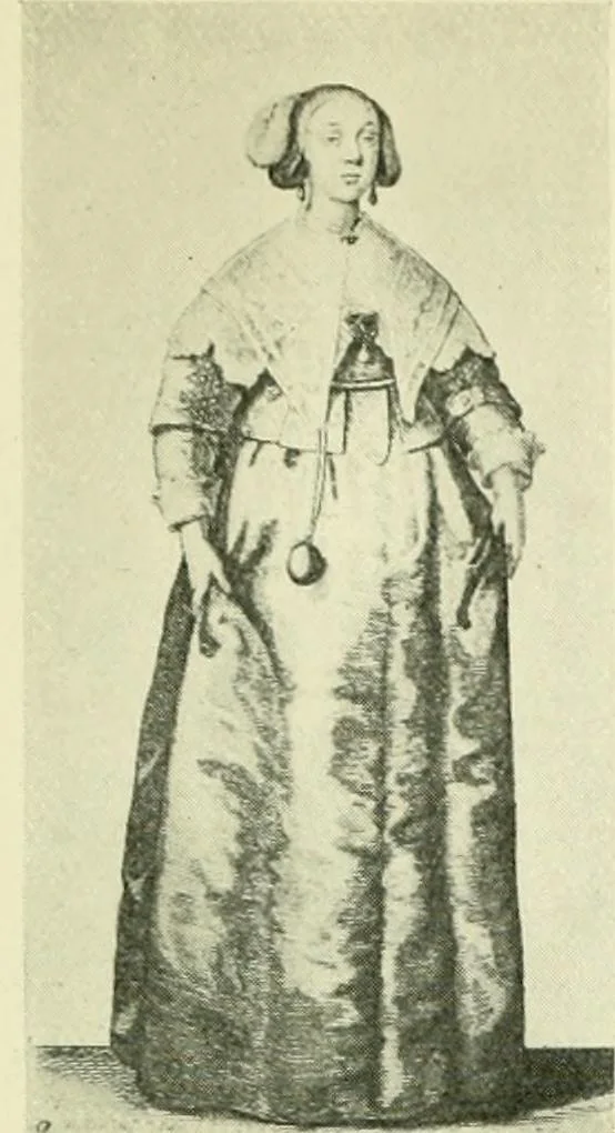 An illustration from English costume, 1906, leaf 215