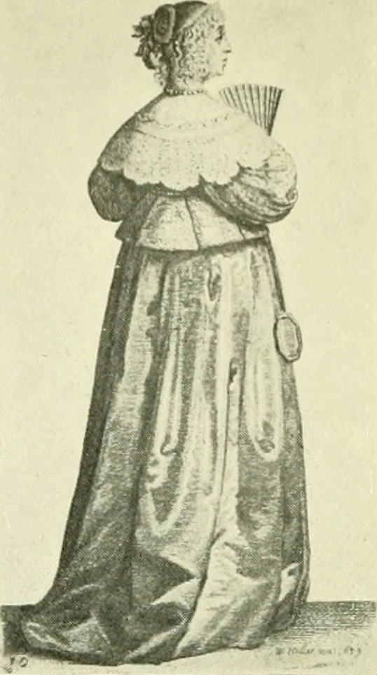 An illustration from English costume, 1906, leaf 215