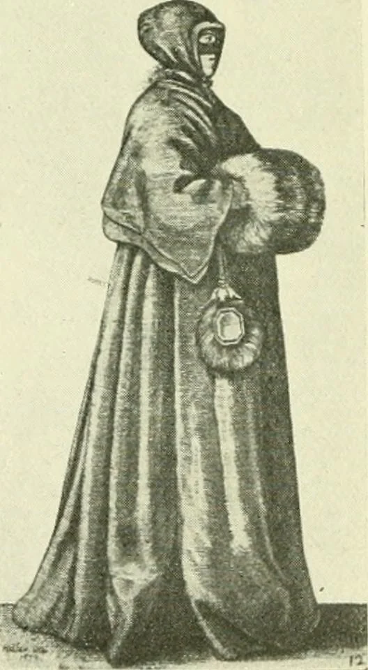 An illustration from English costume, 1906, leaf 215