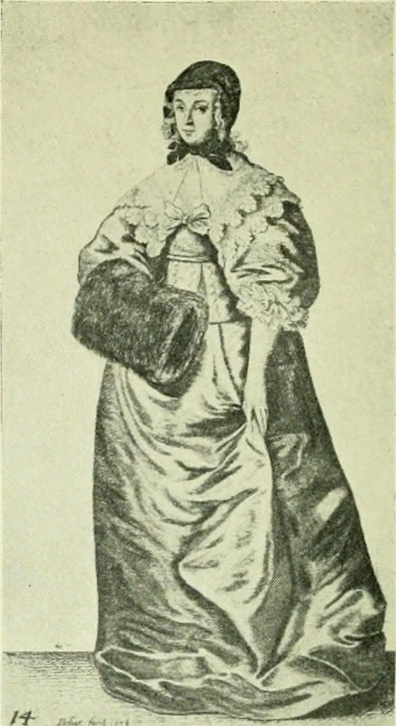 An illustration from English costume, 1906, leaf 216