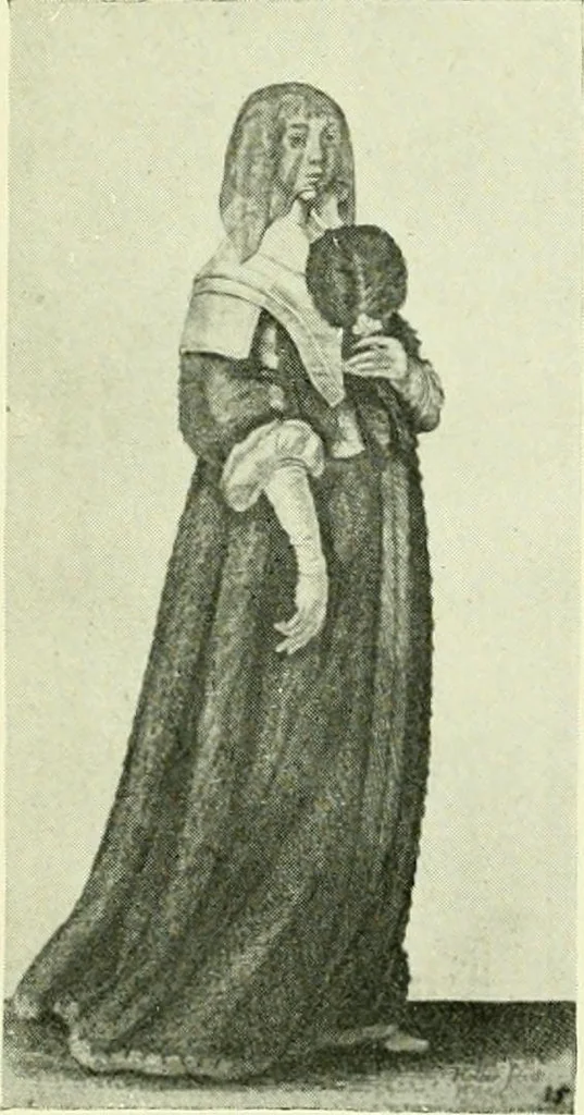 An illustration from English costume, 1906, leaf 216