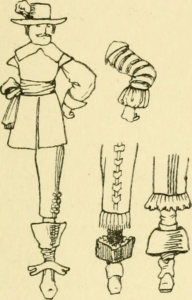 An illustration from English costume, 1906, leaf 227