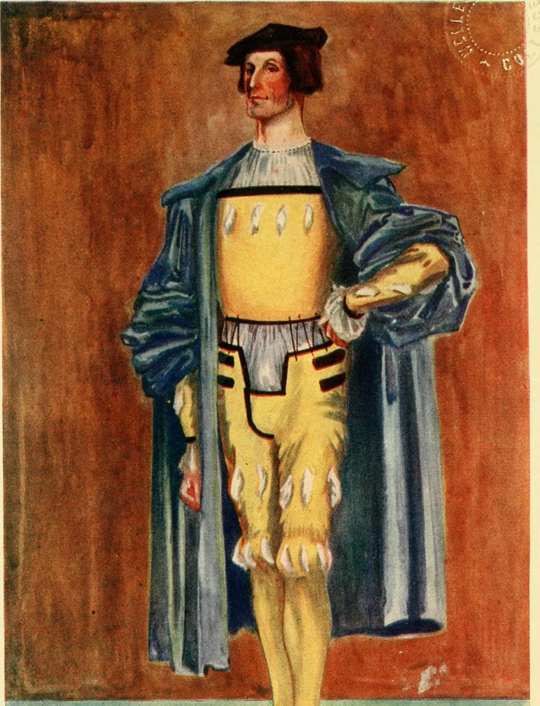 An illustration from English costume, 1906, leaf 55