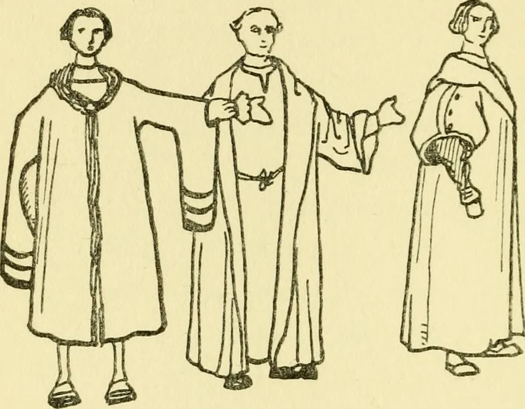 An illustration from English costume, 1906, leaf 64