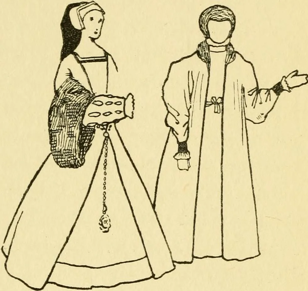 An illustration from English costume, 1906, leaf 85