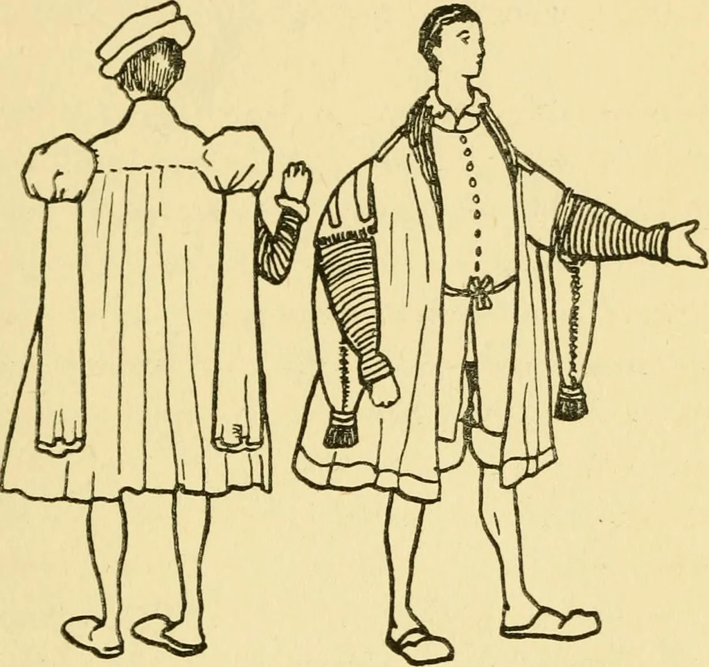 An illustration from English costume, 1906, leaf 95