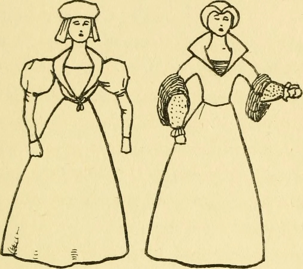 An illustration from English costume, 1906, leaf 97