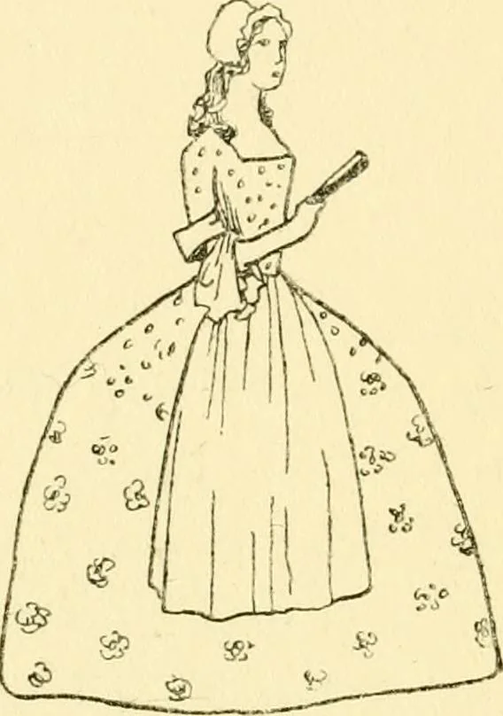An illustration from English costume, 1906, leaf 107