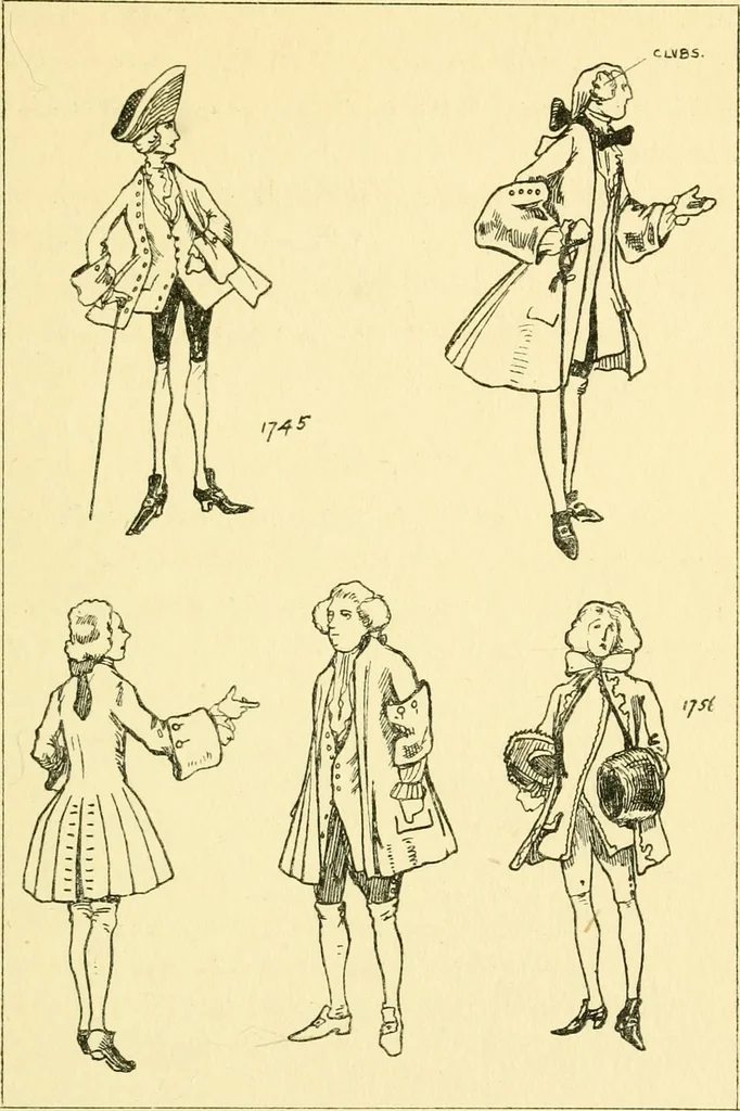 An illustration from English costume, 1906, leaf 121