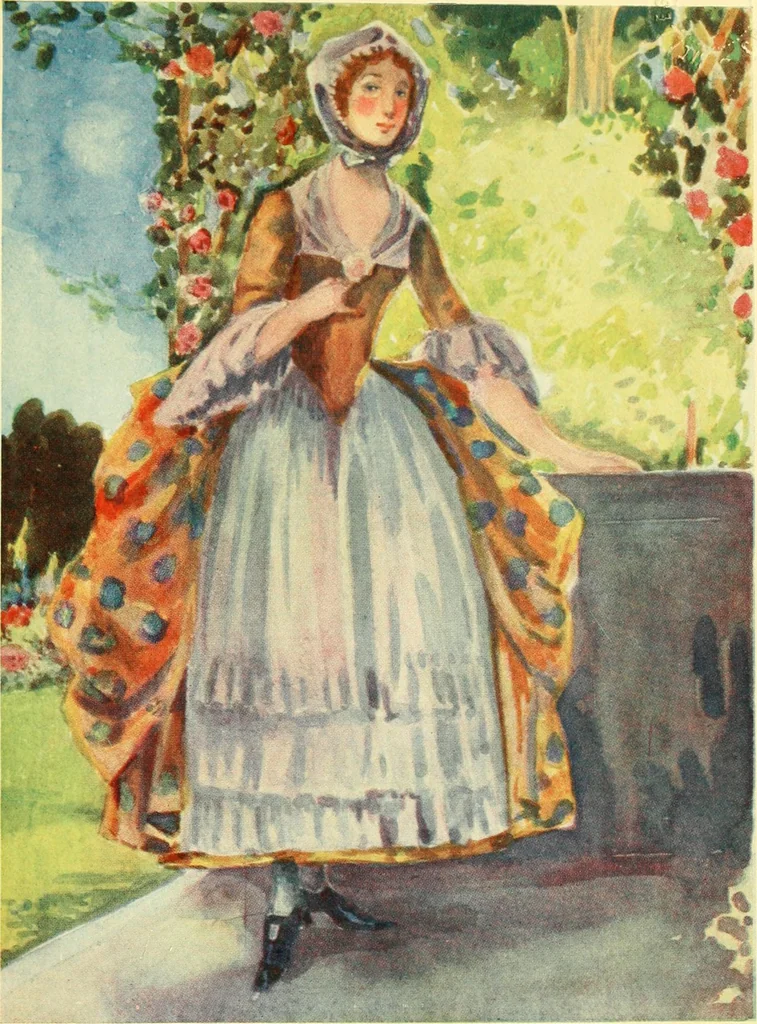 An illustration from English costume, 1906, leaf 125