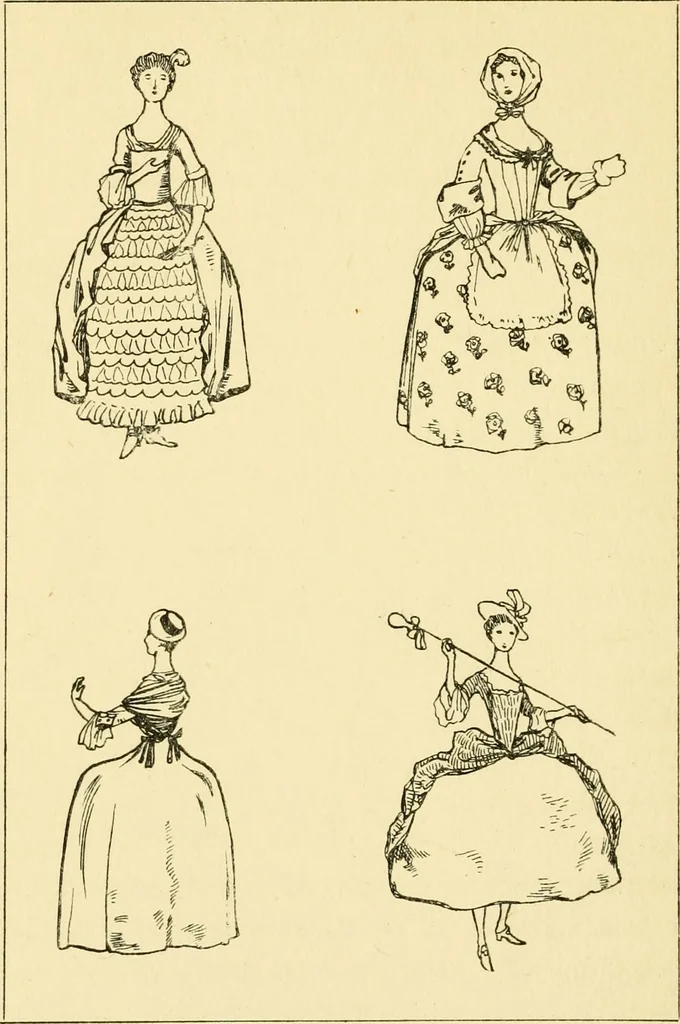 An illustration from English costume, 1906, leaf 128