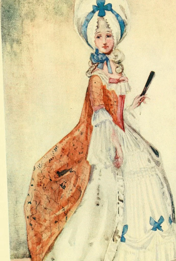 An illustration from English costume, 1906, leaf 143