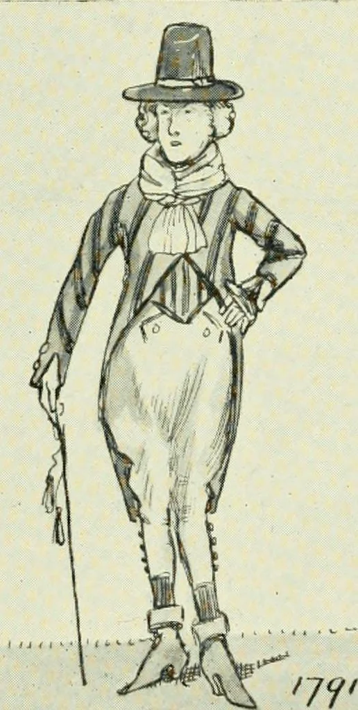 An illustration from English costume, 1906, leaf 162