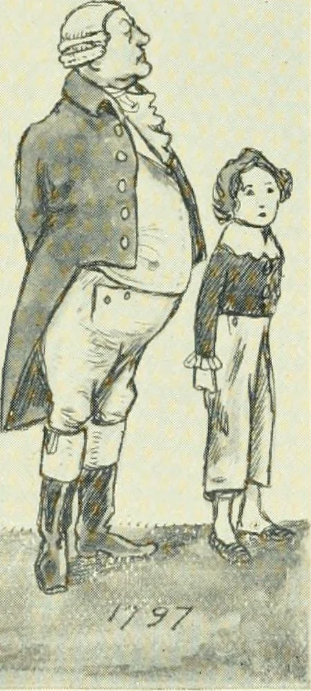An illustration from English costume, 1906, leaf 164