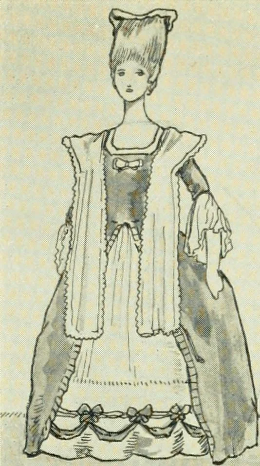 An illustration from English costume, 1906, leaf 166