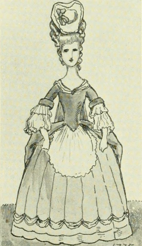 An illustration from English costume, 1906, leaf 166