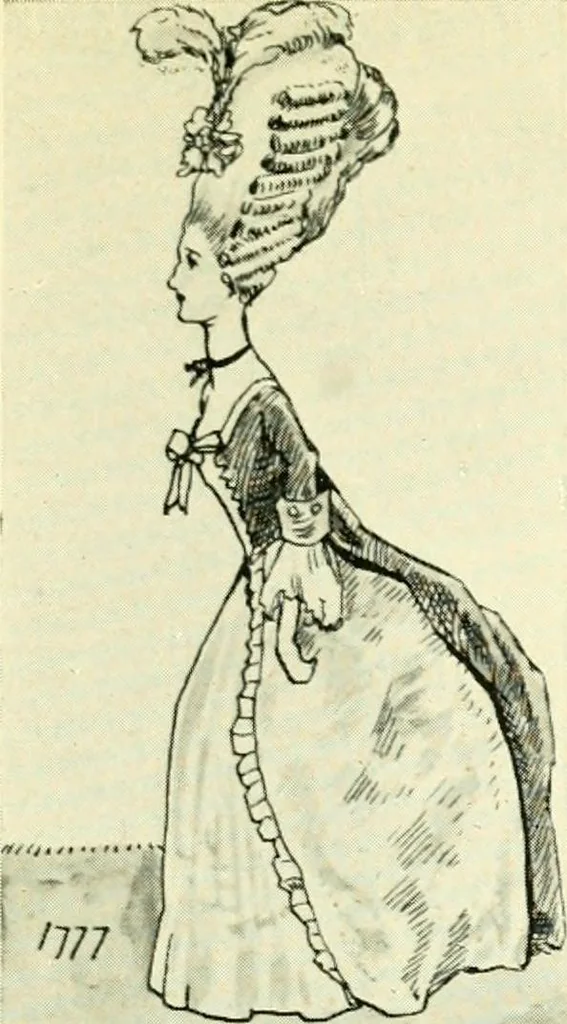An illustration from English costume, 1906, leaf 167