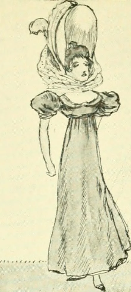 An illustration from English costume, 1906, leaf 169
