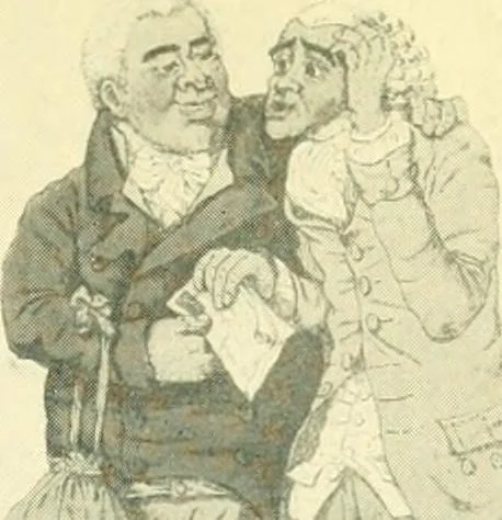 An illustration from English costume, 1906, leaf 173