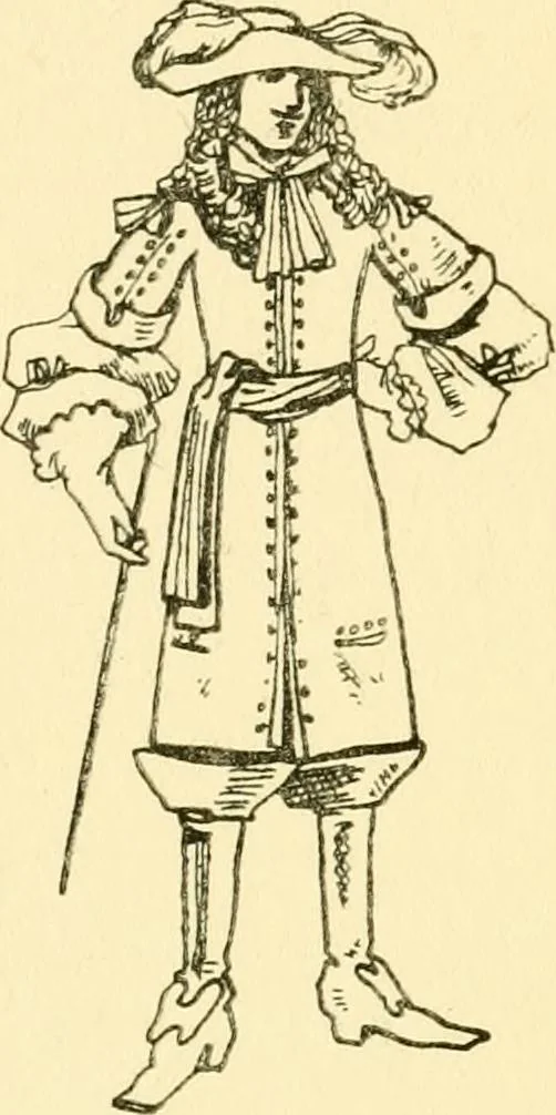 An illustration from English costume, 1906, leaf 27
