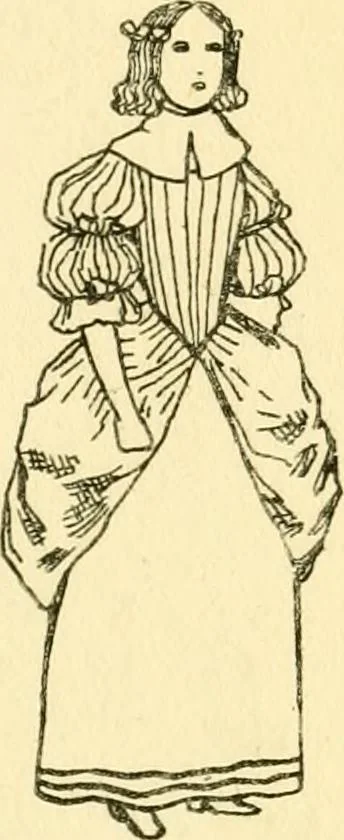 An illustration from English costume, 1906, leaf 37