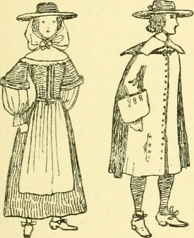 An illustration from English costume, 1906, leaf 71