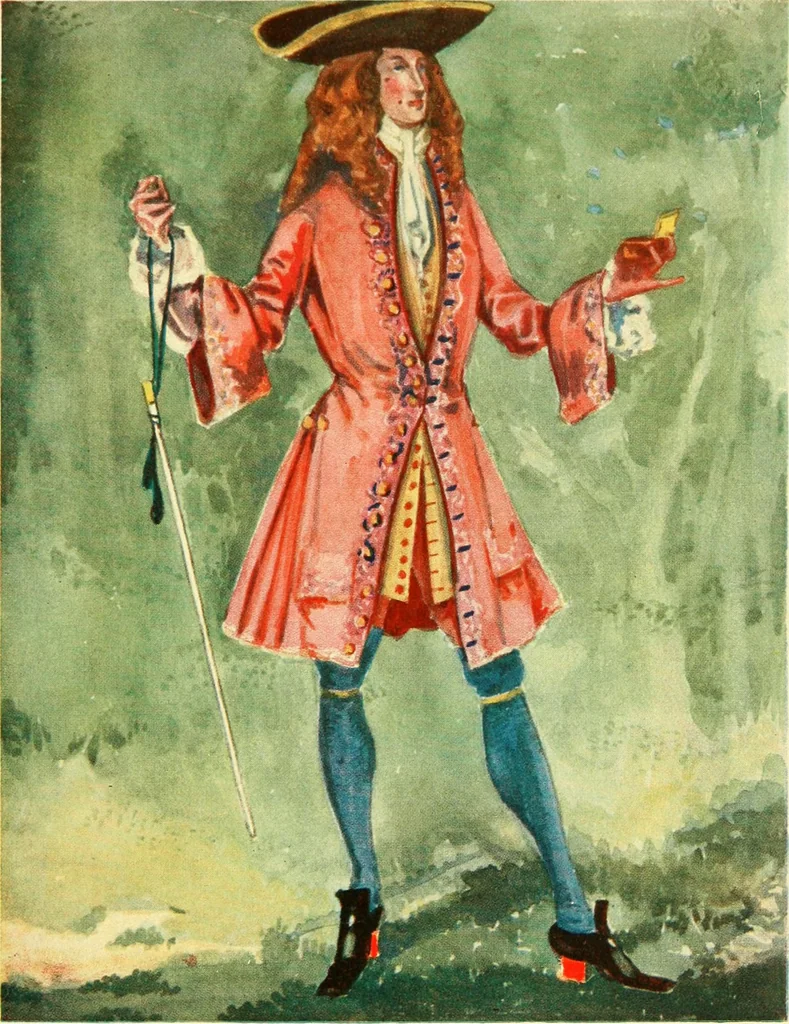 An illustration from English costume, 1906, leaf 77