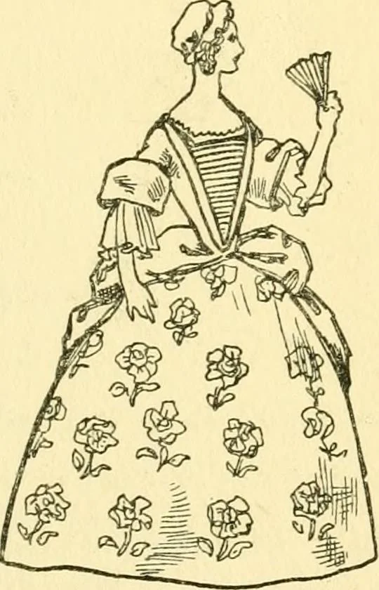An illustration from English costume, 1906, leaf 89