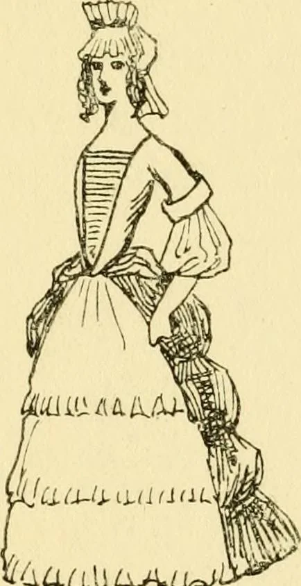 An illustration from English costume, 1906, leaf 90