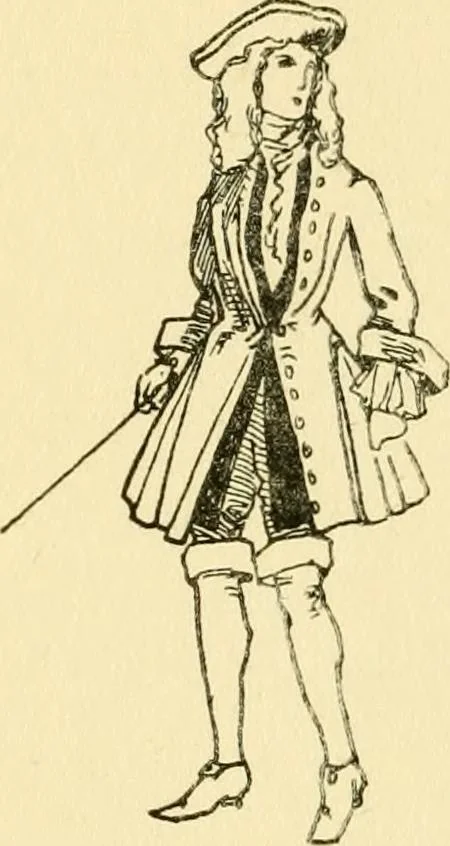 An illustration from English costume, 1906, leaf 94