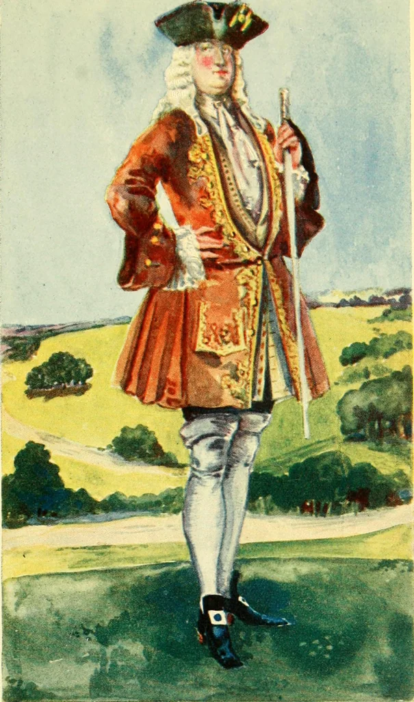 An illustration from English costume, 1906, leaf 97